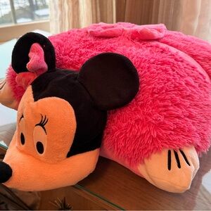 Disney Minnie Mouse Pink and Black Plush Toy